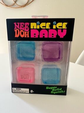 NeeDoh Nice Ice Baby cubes sugar squish Authentic Schylling